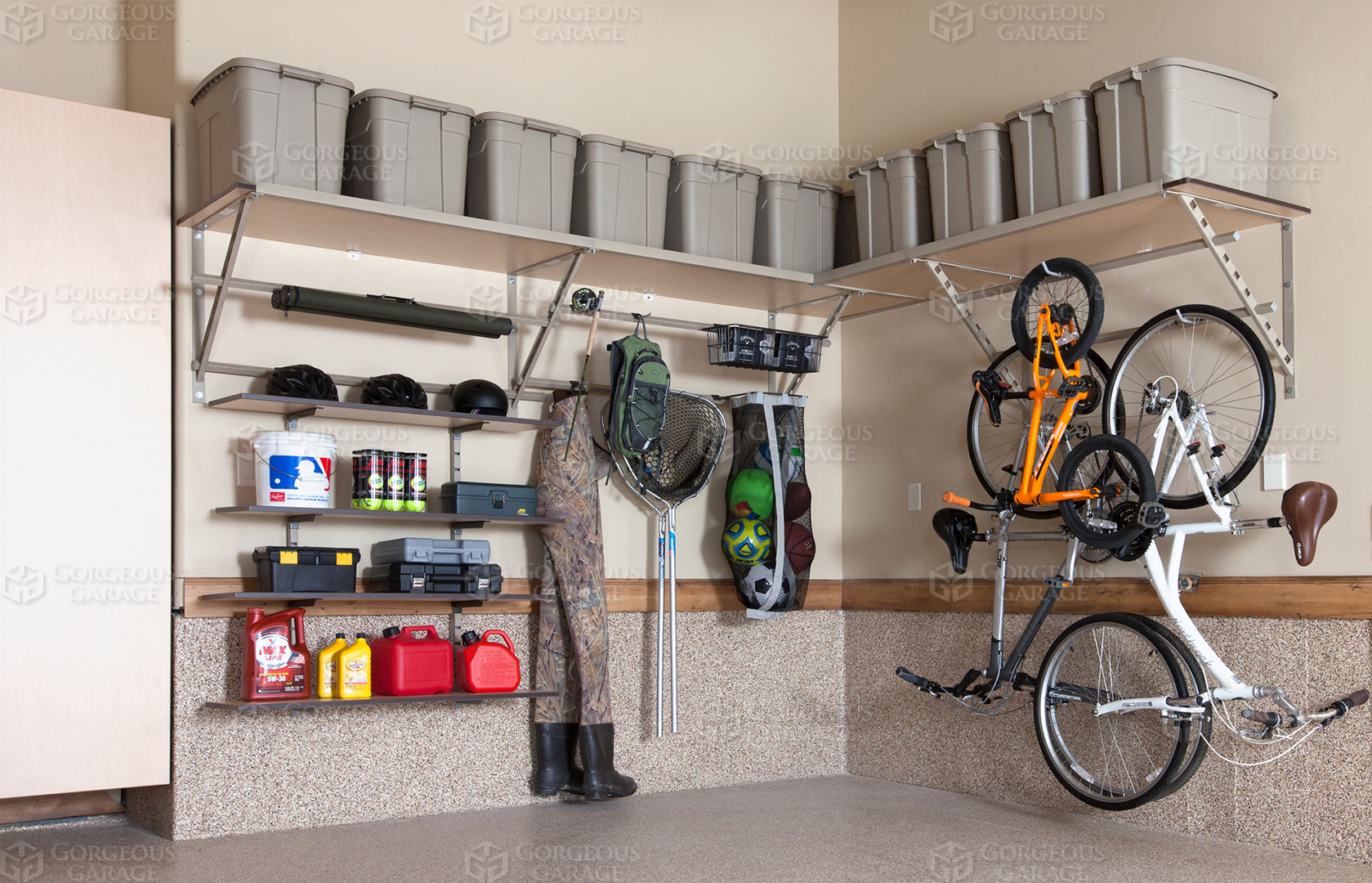 building garage shelves