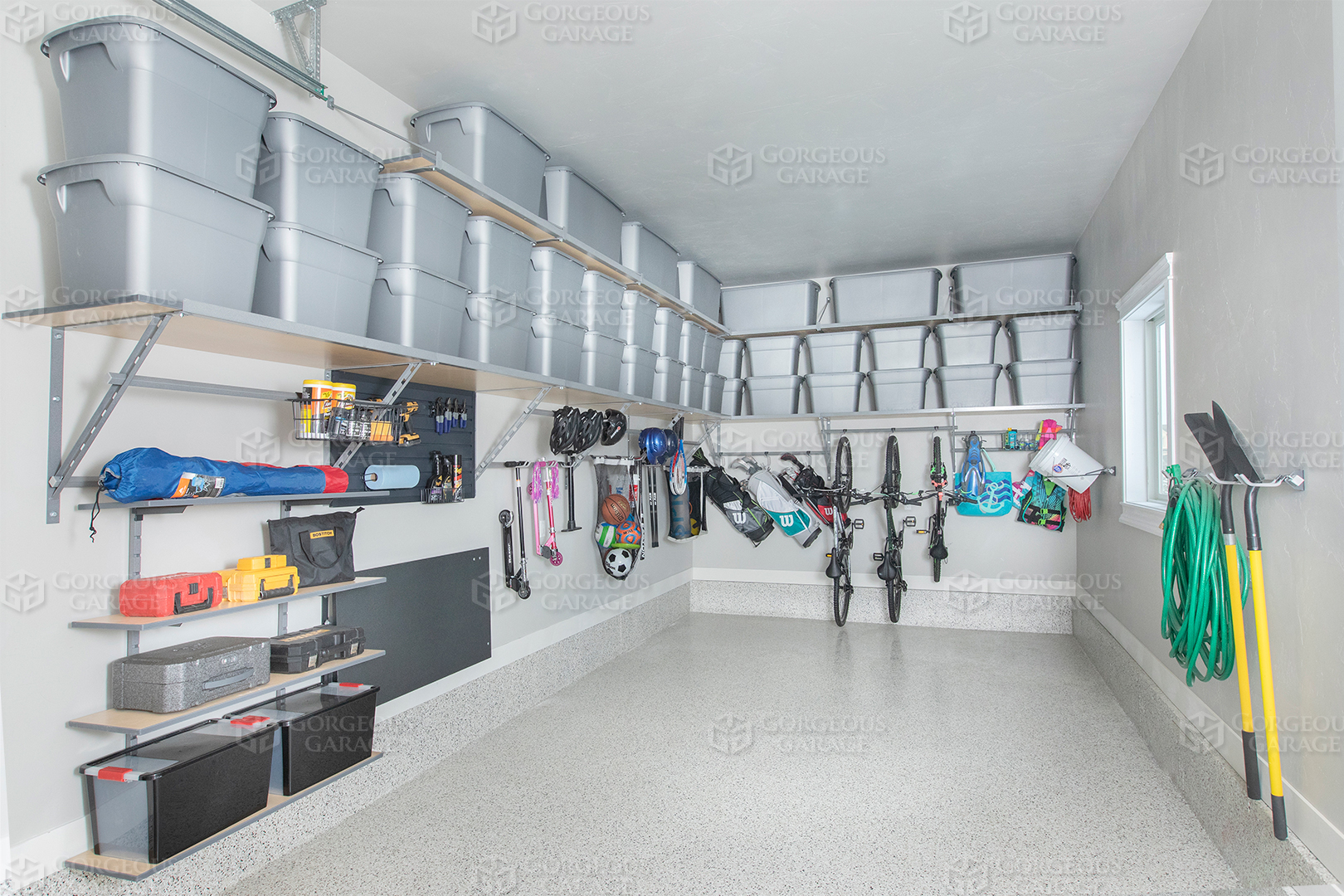 building garage shelves